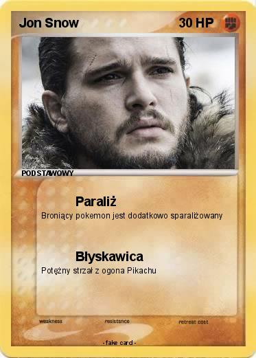 Pokemon Jon Snow
