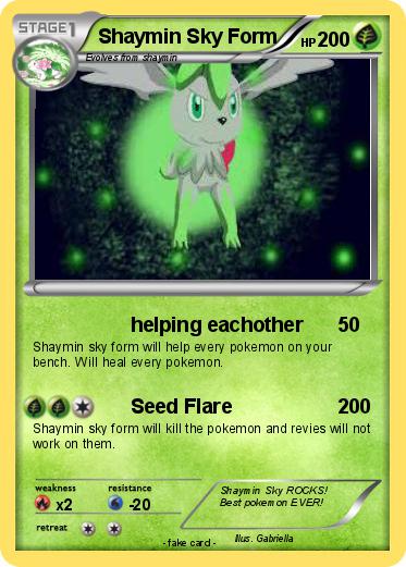 Pokemon Shaymin Sky Form