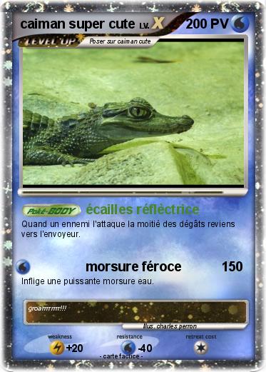 Pokemon caiman super cute