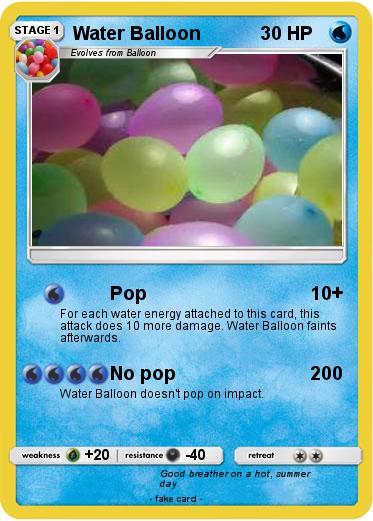 Pokemon Water Balloon