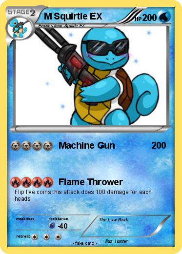 Pokemon M Squirtle EX