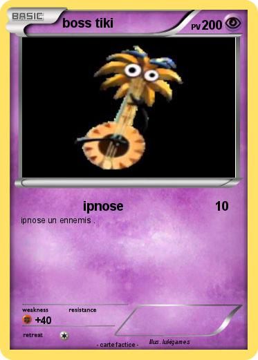 Pokemon boss tiki