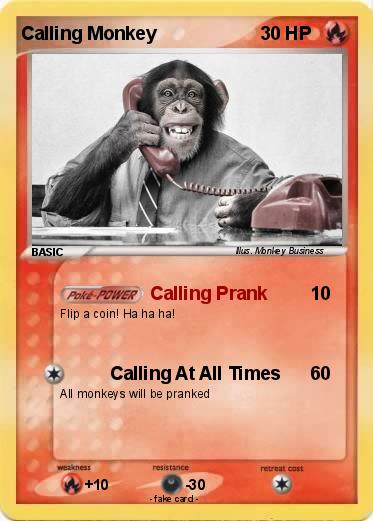 Pokemon Calling Monkey