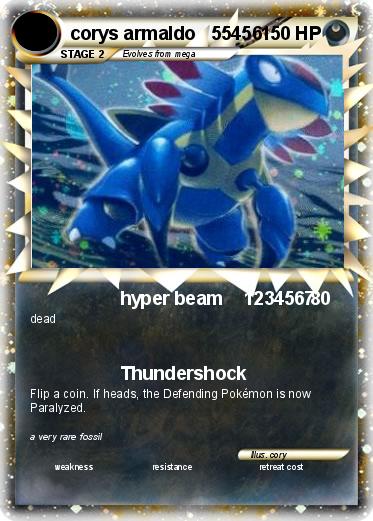 Pokemon corys armaldo   55456