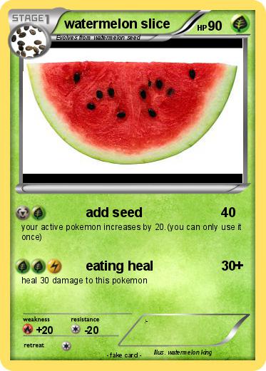 Pokemon watermelon slice