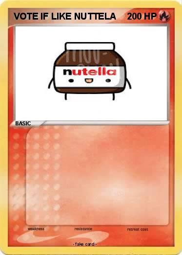 Pokemon VOTE IF LIKE NUTTELA