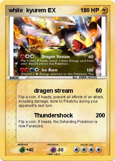 Pokemon white  kyurem EX