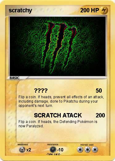 Pokemon scratchy