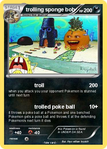 Pokemon trolling sponge bob