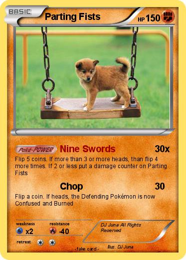 Pokemon Parting Fists