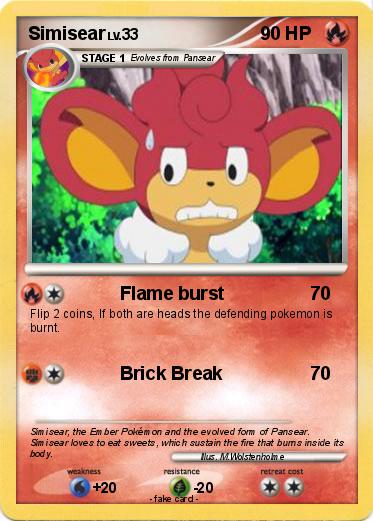 Pokemon Simisear