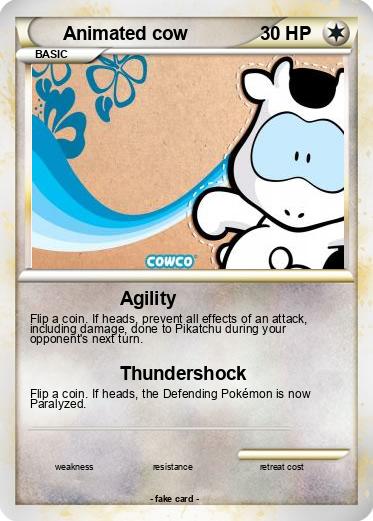 Pokemon Animated cow