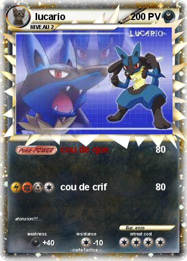 Pokemon lucario