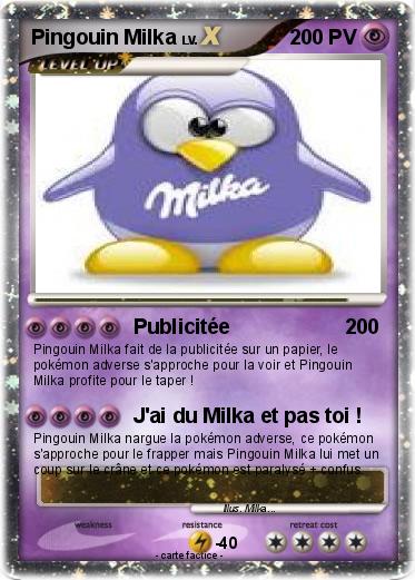 Pokemon Pingouin Milka