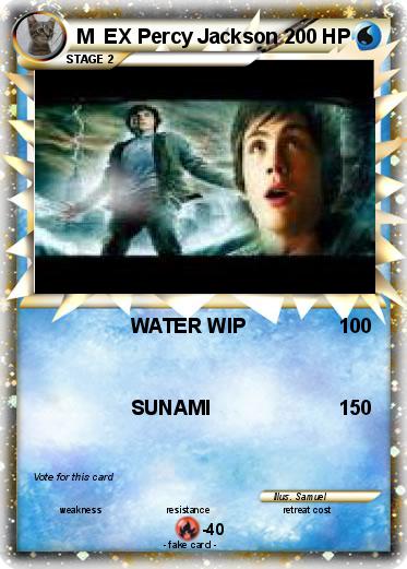 Pokemon M  EX Percy Jackson