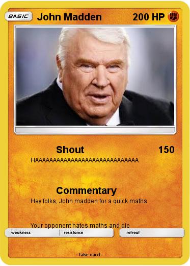 Pokemon John Madden