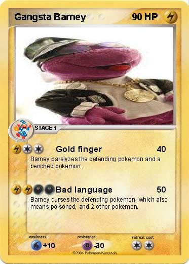 Pokemon Gangsta Barney