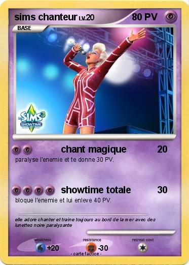 Pokemon sims chanteur