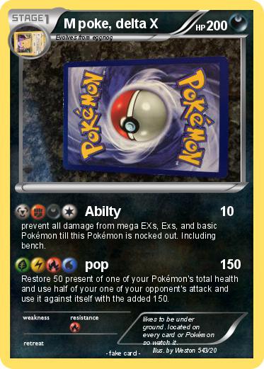 Pokemon M poke, delta X