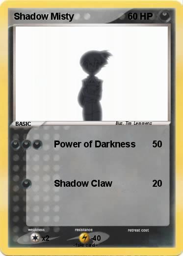 Pokemon Shadow Misty