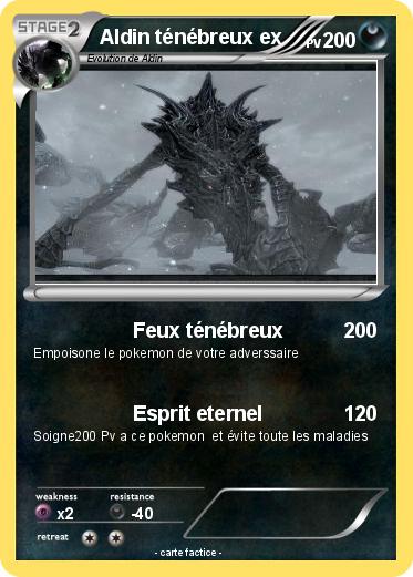 Pokemon Aldin ténébreux ex