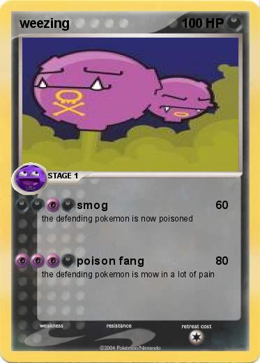Pokemon weezing