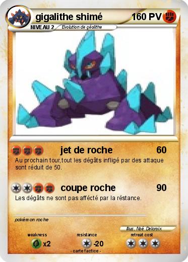 Pokemon gigalithe shimé