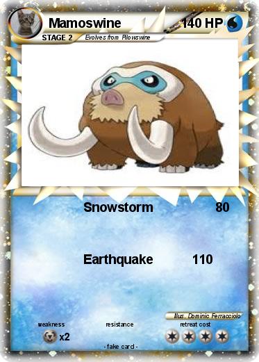 Pokemon Mamoswine