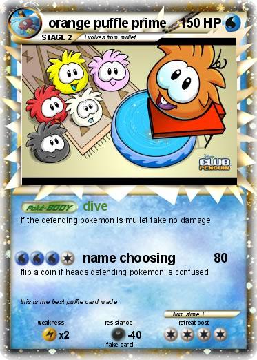 Pokemon orange puffle prime