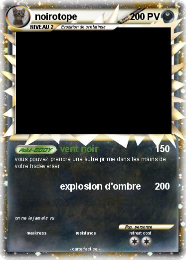Pokemon noirotope