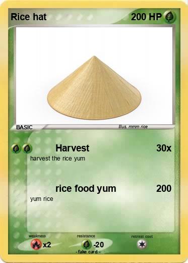 Pokemon Rice hat
