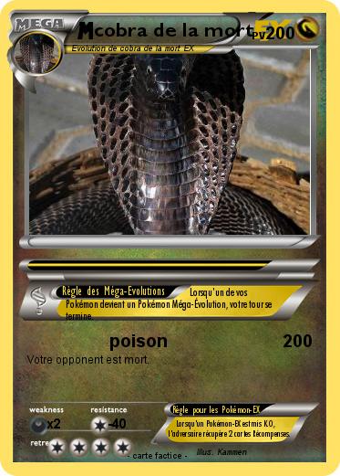 Pokemon cobra de la mort