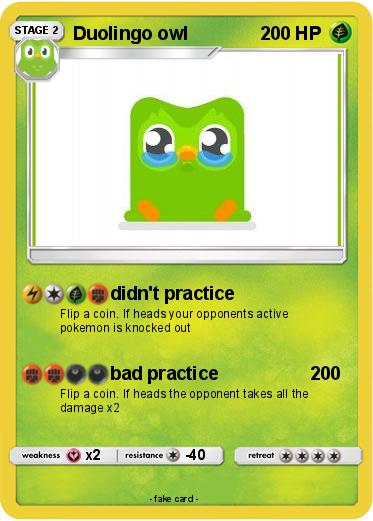 Pokemon Duolingo owl