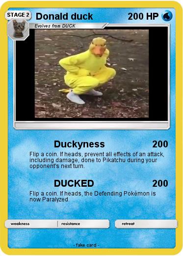 Pokemon Donald duck