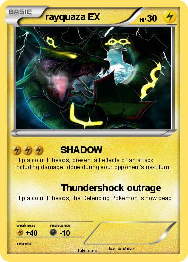 Pokemon rayquaza EX
