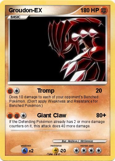 Pokemon Groudon-EX