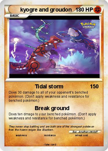 Pokemon kyogre and groudon
