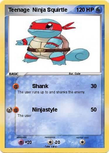 Pokemon Teenage  Ninja Squirtle