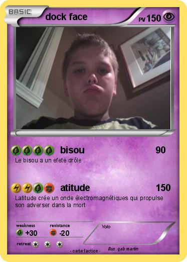 Pokemon dock face