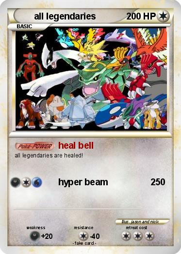 Pokemon all legendaries