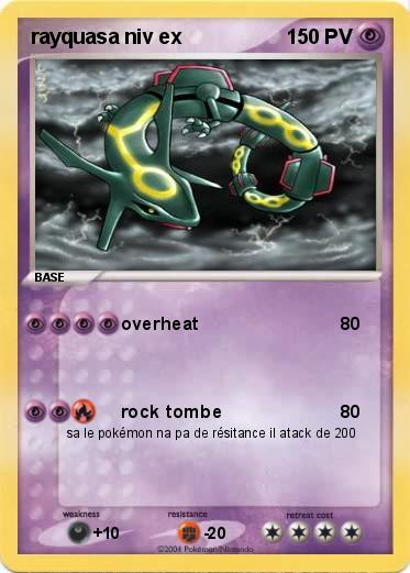 Pokemon rayquasa niv ex 