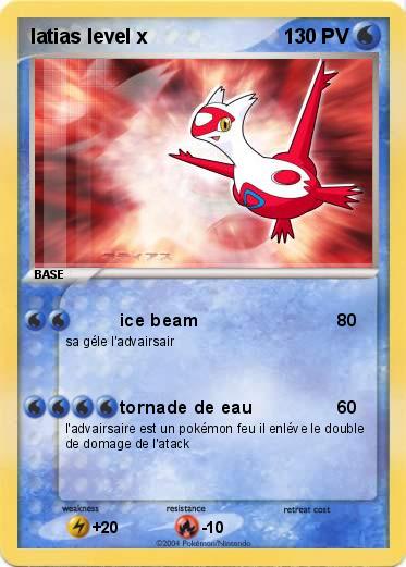 Pokemon latias level x