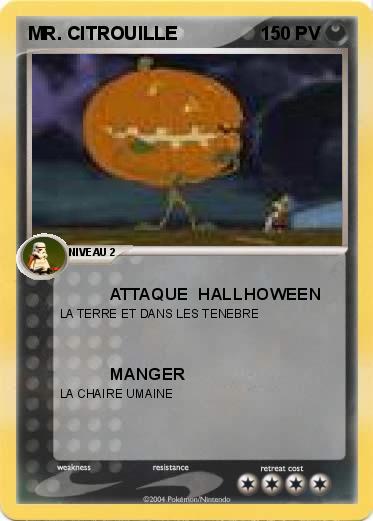 Pokemon MR. CITROUILLE                            