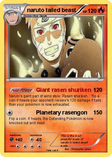 Pokemon naruto tailed beast