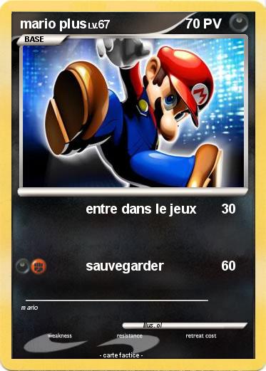 Pokemon mario plus