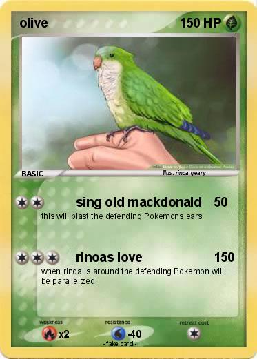 Pokemon olive
