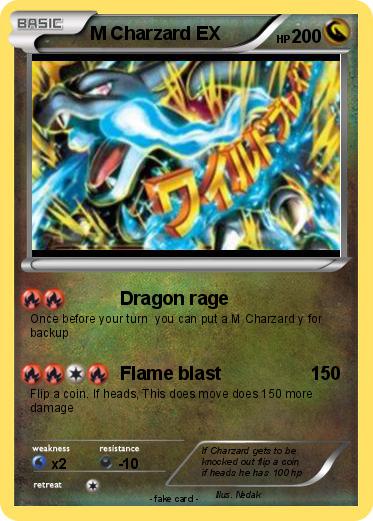 Pokemon M Charzard EX
