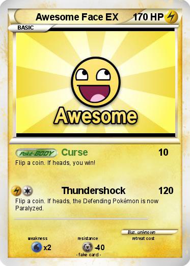 Pokemon Awesome Face EX