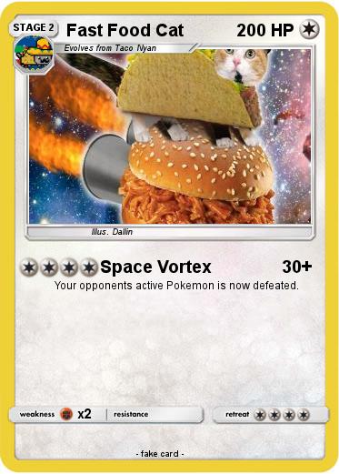 Pokemon Fast Food Cat