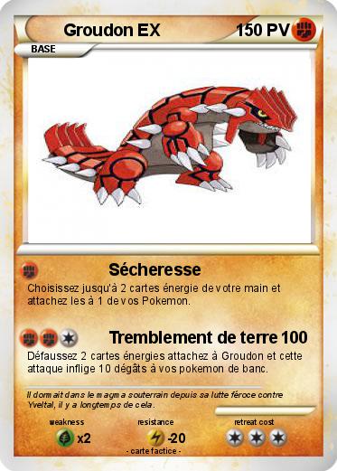 Pokemon Groudon EX